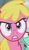 Size: 310x533 | Tagged: safe, screencap, cherry berry, lyra heartstrings, neon lights, rising star, earth pony, pony, g4, my little pony: friendship is magic, the super speedy cider squeezy 6000, angry, cherrymad, cropped, female, mare, offscreen character, solo focus