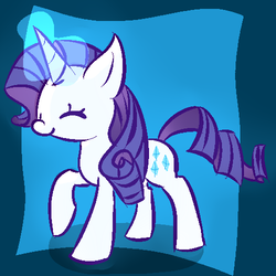 Size: 500x500 | Tagged: safe, artist:xpockybutt, rarity, pony, g4, female, solo