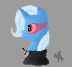 Size: 1500x1400 | Tagged: safe, artist:duquesalindona, trixie, g4, alicorn amulet, glowing eyes