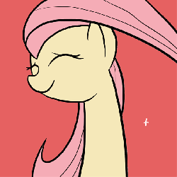 Size: 600x600 | Tagged: safe, artist:docwario, fluttershy, pony, g4, animated, eyes closed, female, happy, mare, smiling, solo
