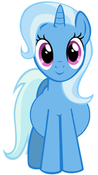 Size: 478x853 | Tagged: safe, trixie, pony, unicorn, g4, belly, female, horn, looking at you, mare, momma trixie, pregnant, pregnant edit, pregxie, simple background, smiling, solo, white background