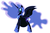 Size: 1381x922 | Tagged: safe, nightmare moon, g4, pregnant, pregnant edit