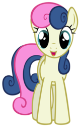 Size: 603x950 | Tagged: safe, artist:j-brony, bon bon, sweetie drops, earth pony, pony, g4, my little pony: friendship is magic, season 2, the super speedy cider squeezy 6000, adorabon, background pony, cute, female, mare, open mouth, simple background, singing, solo, transparent background, vector