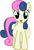 Size: 629x921 | Tagged: safe, bon bon, sweetie drops, earth pony, pony, g4, female, mare, pregnant, pregnant edit, simple background, solo, white background