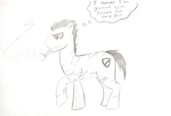 Size: 1940x1312 | Tagged: safe, crossover, jesse custer, ponified, preacher(comics)