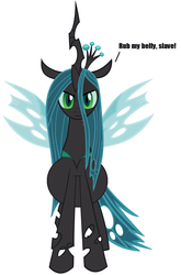 Size: 937x1416 | Tagged: safe, queen chrysalis, g4, pregnant, pregnant edit