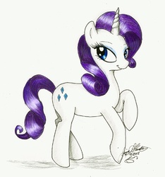 Size: 400x427 | Tagged: safe, artist:gina-su, rarity, pony, g4, solo