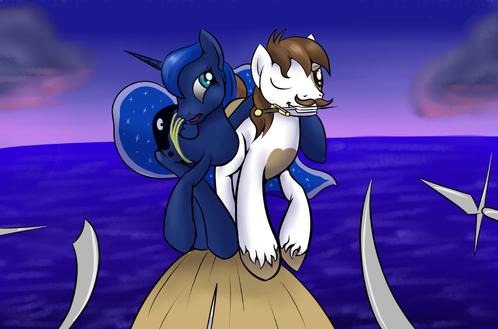 Mlp Luna And Pipsqueak Galaxy Bubbles By Segraece On DeviantArt