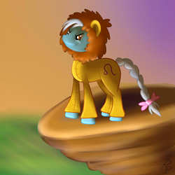 Size: 2000x2000 | Tagged: safe, artist:ruberphoenix, leo (g4), earth pony, pony, g4, female, leo, mare, ponyscopes, zodiac