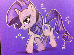 Size: 1024x765 | Tagged: safe, artist:amy mebberson, rarity, pony, g4, solo