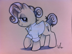 Size: 1024x765 | Tagged: safe, artist:amy mebberson, oc, oc only, oc:sweet cream, pony, solo