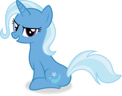 Size: 8074x6386 | Tagged: safe, artist:infinitoa, trixie, pony, unicorn, g4, absurd resolution, female, grin, looking at you, mare, simple background, smiling, solo, transparent background, vector