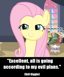 Size: 634x765 | Tagged: safe, fluttershy, g4, evil, reaction image