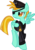 Size: 579x834 | Tagged: safe, artist:starryoak, lightning dust, pegasus, pony, fallout equestria, g4, enclave, female, grand pegasus enclave, hooves, mare, simple background, solo, transparent background, wings