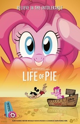 Size: 787x1214 | Tagged: safe, artist:wolfjedisamuel, pinkie pie, g4, crossover, life of pi, movie poster, mowgli, the jungle book