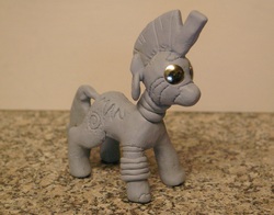 Size: 1203x943 | Tagged: safe, zecora, zebra, g4, blu-tack, figure, irl, model, photo, sculpture