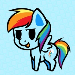 Size: 532x532 | Tagged: safe, artist:steveholt, rainbow dash, g4, cute, dashabetes