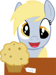 Size: 5425x7210 | Tagged: safe, artist:chrispy248, derpy hooves, pegasus, pony, g4, absurd resolution, female, mare, muffin