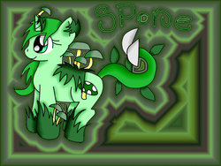 Size: 900x675 | Tagged: safe, artist:voidless-rogue, oc, oc only, oc:spore, pony, unicorn, mushroom