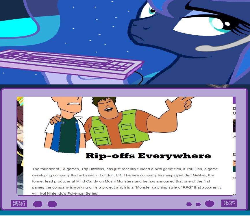 #211015 - safe, princess luna, gamer luna, g4, ea, exploitable meme ...