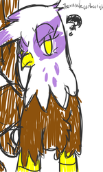 Size: 600x1000 | Tagged: safe, artist:thewantabecartoonest, gilda, griffon, g4, 30 minute art challenge