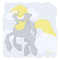 Size: 900x900 | Tagged: safe, artist:citron--vert, derpy hooves, pegasus, pony, g4, female, mare