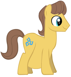 Size: 767x831 | Tagged: safe, artist:serginh, edit, caramel, earth pony, pony, g4, happy, implied big macintosh, implied caramac, implied gay, male, male pregnancy, pregnant, pregnant edit, show accurate, simple background, smiling, solo, stallion, white background