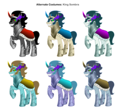 Size: 3371x3079 | Tagged: safe, artist:php11, artist:pika-robo, king sombra, crystal pony, pony, g4, alternate clothes, palette swap, recolor, simple background, transparent background, vector