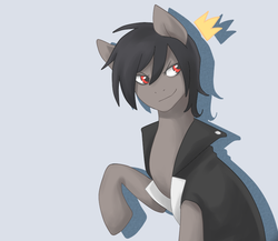 Size: 775x672 | Tagged: safe, artist:risu-nya, oc, oc only, oc:nigel, earth pony, pony, clothes, solo