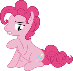 Size: 6000x5835 | Tagged: dead source, safe, artist:mastersharp, pinkie pie, earth pony, pony, g4, absurd resolution, bubble berry, rule 63, simple background, solo, transparent background, vector