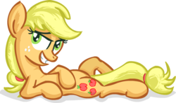 Size: 698x410 | Tagged: safe, applejack, earth pony, pony, g4, female, solo