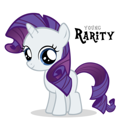 Size: 4525x4545 | Tagged: safe, artist:blackm3sh, rarity, g4, absurd resolution, filly, simple background, transparent background, vector, younger