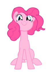 Size: 4000x5750 | Tagged: safe, artist:blackm3sh, pinkie pie, g4, simple background, transparent background, vector