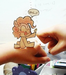 Size: 504x570 | Tagged: safe, artist:danadyu, pinkie pie, g4, paper child, papercraft