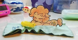 Size: 730x377 | Tagged: safe, artist:danadyu, pinkie pie, g4, paper child, papercraft, sleeping, zzz