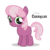 Size: 4225x4245 | Tagged: safe, artist:blackm3sh, cheerilee, g4, absurd resolution, filly, filly cheerilee, simple background, transparent background, vector, younger