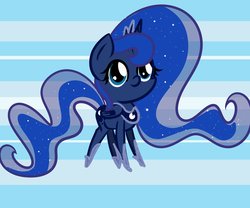 Size: 979x816 | Tagged: safe, artist:moonsharddragon, princess luna, pony, g4, chibi, female, solo