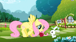 Size: 960x540 | Tagged: safe, screencap, fluttershy, g4, animated, female, opening