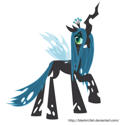 Size: 6000x6177 | Tagged: safe, artist:blackm3sh, queen chrysalis, changeling, changeling queen, g4, absurd resolution, crown, female, jewelry, regalia, simple background, transparent background, vector