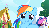 Size: 853x480 | Tagged: safe, screencap, rainbow dash, spike, dragon, pegasus, pony, friendship is magic, g4, season 1, animated, crying, falling, gif, laughing, laughingmares.jpg, lol, tears of laughter, well