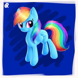 Size: 600x600 | Tagged: safe, artist:oranges-and-pears, rainbow dash, pony, g4, female, photo, solo