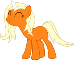 Size: 2072x1653 | Tagged: safe, artist:cupcakescankill, oc, oc only, oc:dreamsicle, pony, ^^, eyes closed, simple background, solo, transparent background, vector