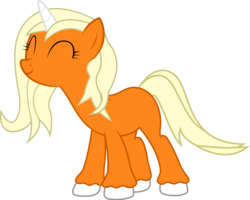 Size: 2071x1653 | Tagged: safe, artist:cupcakescankill, edit, oc, oc only, oc:dreamsicle, pony, ^^, eyes closed, simple background, solo, transparent background, unshorn fetlocks, vector