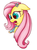 Size: 800x1074 | Tagged: safe, artist:ruby-hooves, fluttershy, pony, g4, bust, female, portrait, simple background, solo