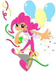 Size: 2550x3300 | Tagged: safe, artist:rockingquix, pinkie pie, human, g4, balloon, female, humanized, skinny, solo, thin