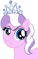 Size: 450x689 | Tagged: safe, artist:infernaldalek, diamond tiara, earth pony, pony, g4, female, simple background, solo, transparent background