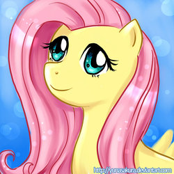 Size: 800x800 | Tagged: safe, artist:yunasakura, fluttershy, pony, g4, female, solo