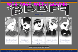 Size: 800x537 | Tagged: safe, shining armor, friendship is witchcraft, g4, bbbff, ben ji-hoon, ben lancer, ben tenderheart, foaly matripony, francis danger, francis sparkle, link, music