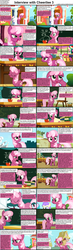 Size: 1282x4375 | Tagged: safe, apple bloom, cheerilee, scootaloo, sweetie belle, comic:celestia's servant interview, g4, caption, comic, interview, ponyville schoolhouse