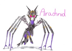 Size: 2338x1650 | Tagged: safe, airachnid, ponified, transformers, transformers prime